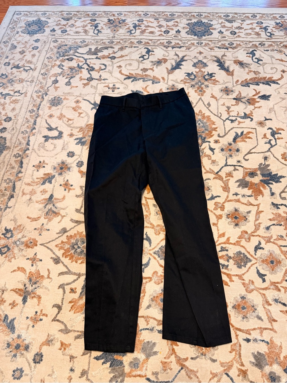 Classic Men's Black Dress Pants - Brand Not Visible